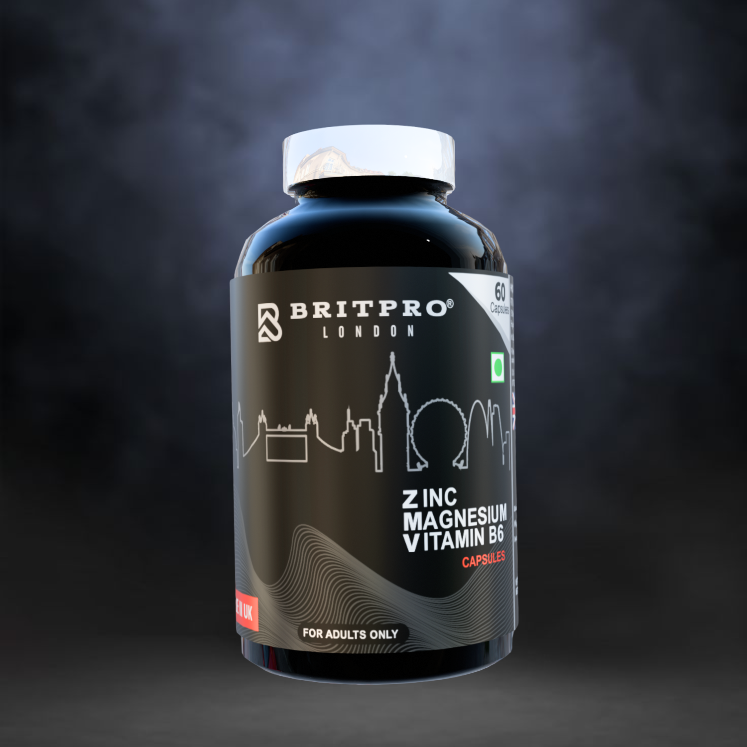 BRITPRO London® Zinc Magnesium Vitamin B6 x 60