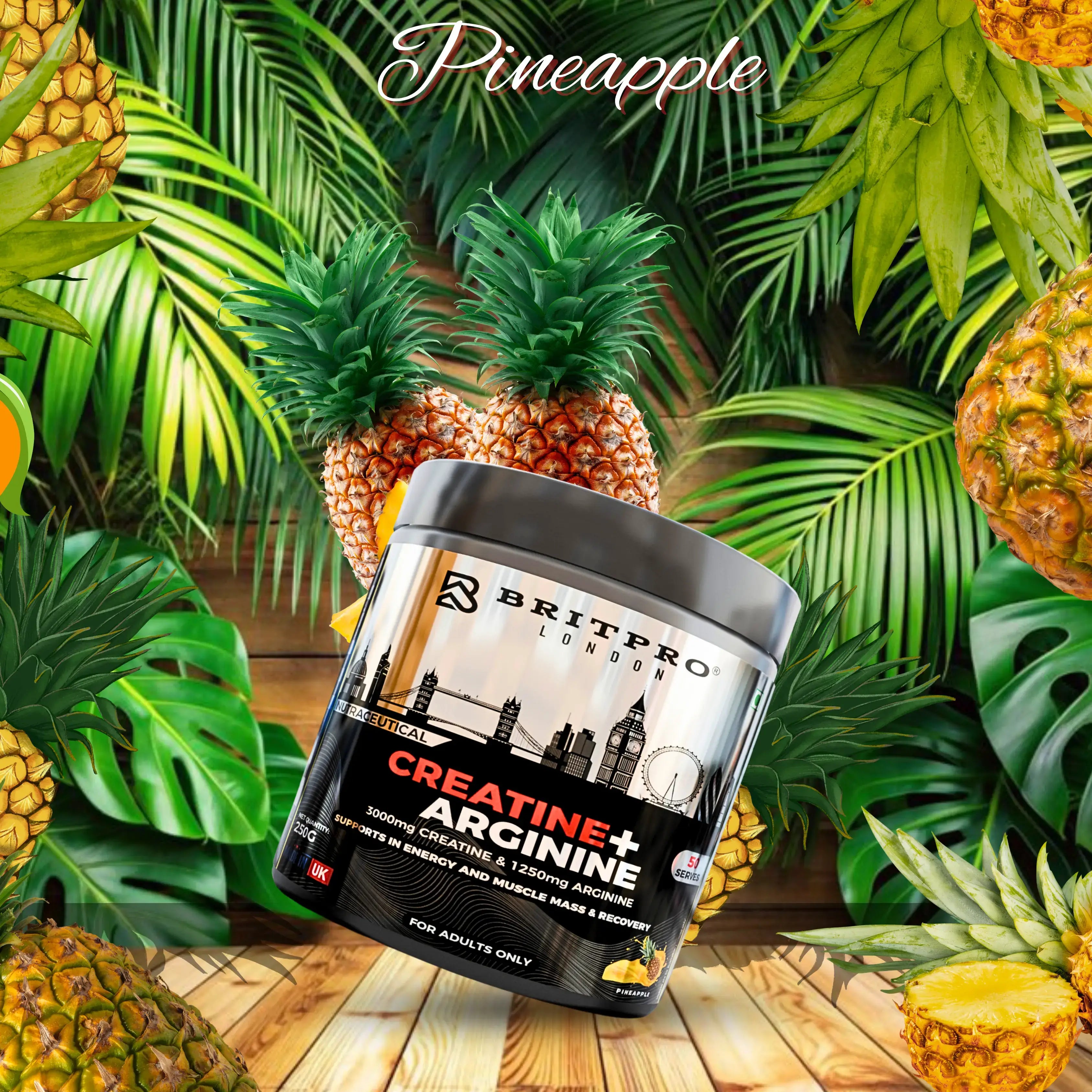 BRITPRO London® Creatine + Arginine 250G