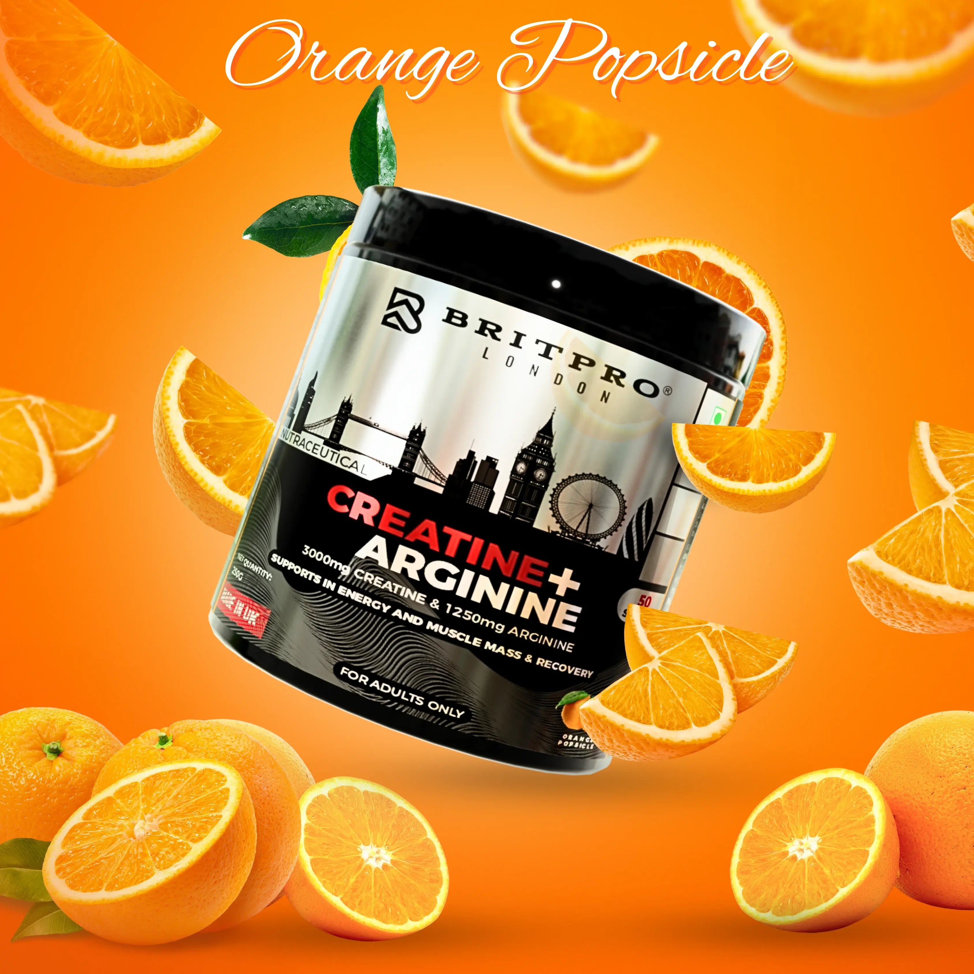 BRITPRO London® Creatine + Arginine 250G