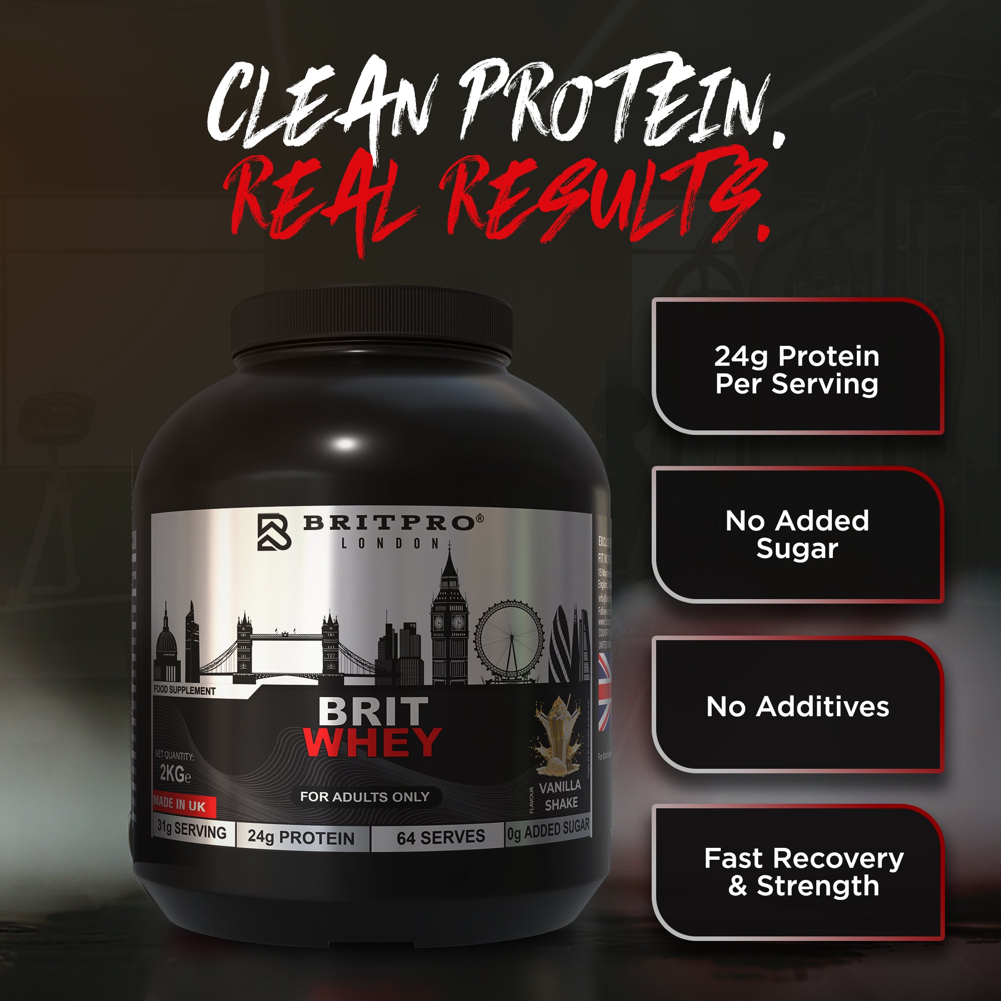 BRITPRO London® BRIT Whey 2KG