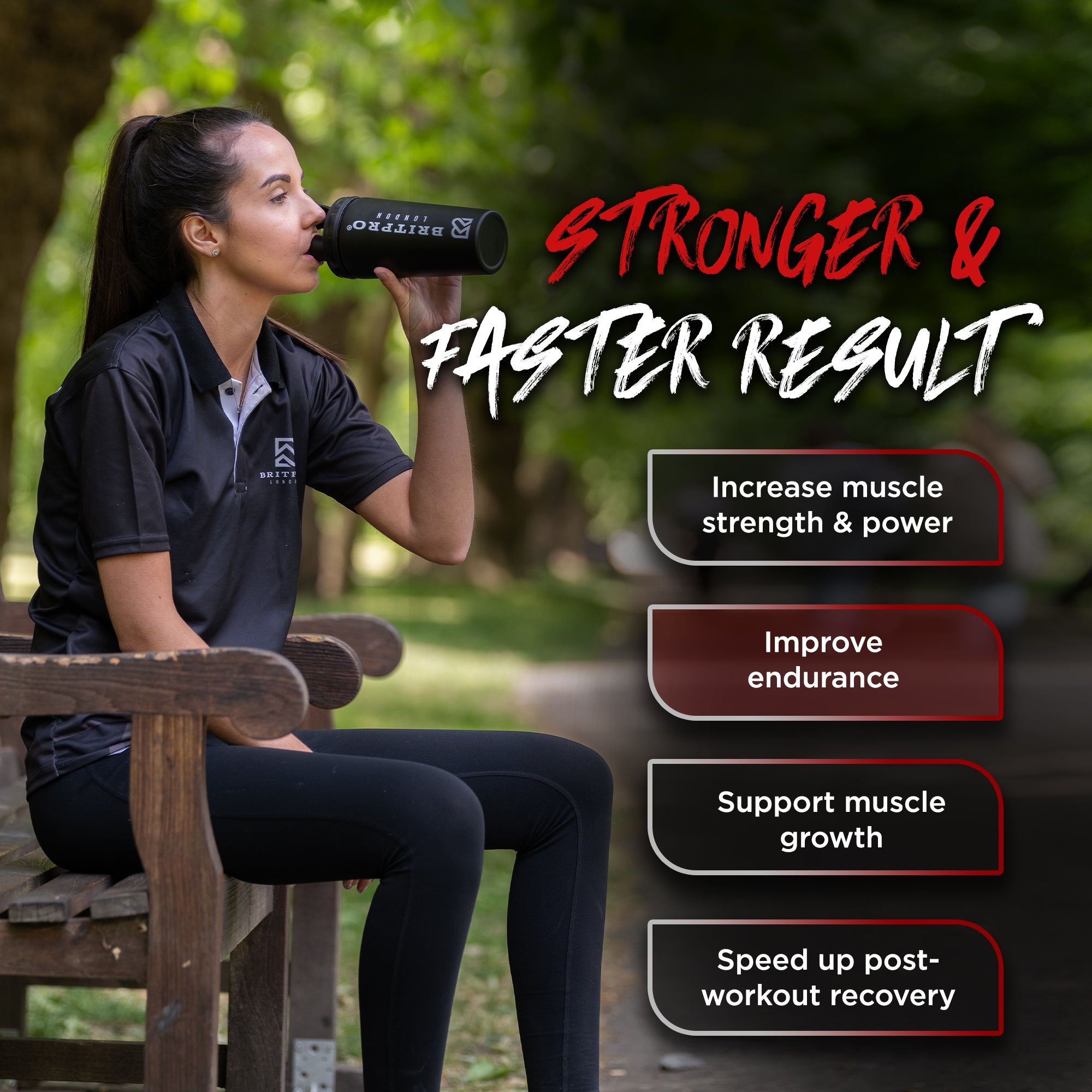 BRITPRO London® Creatine + Arginine 250G