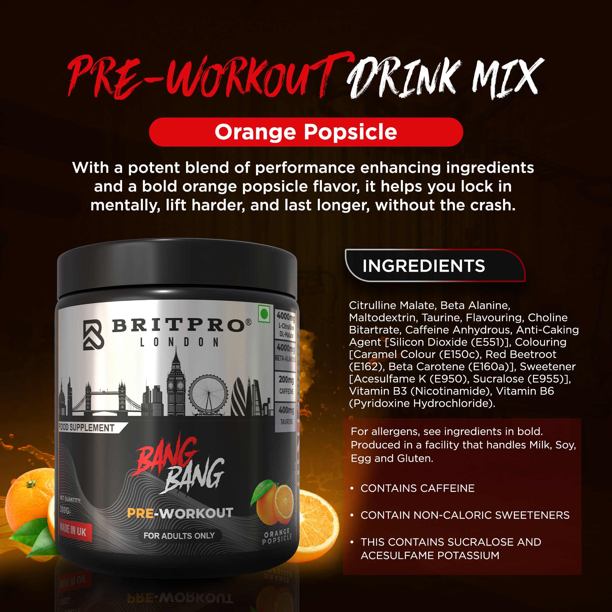 BRITPRO London® BANG BANG Pre-WKT 300G