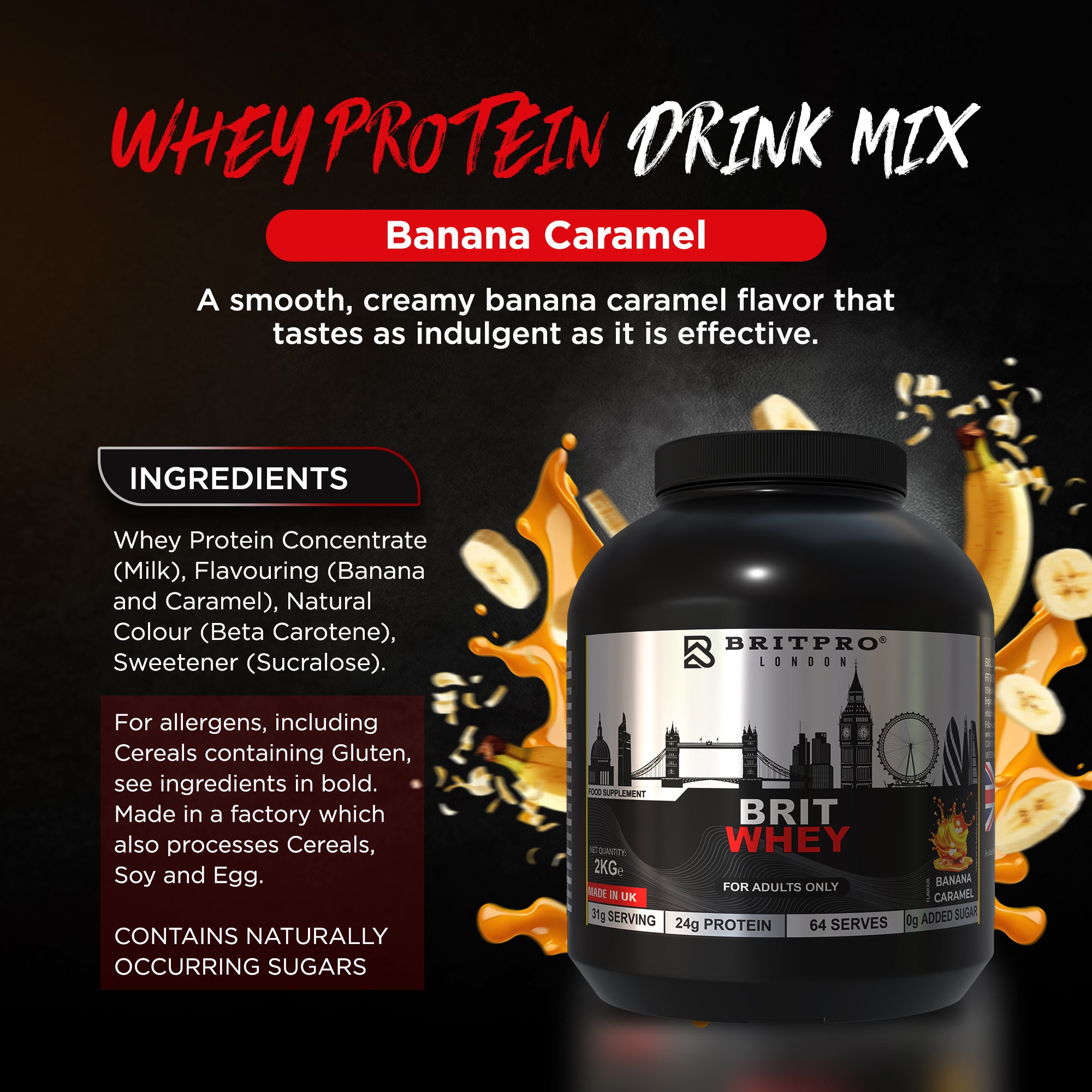 BRITPRO London® BRIT Whey 2KG