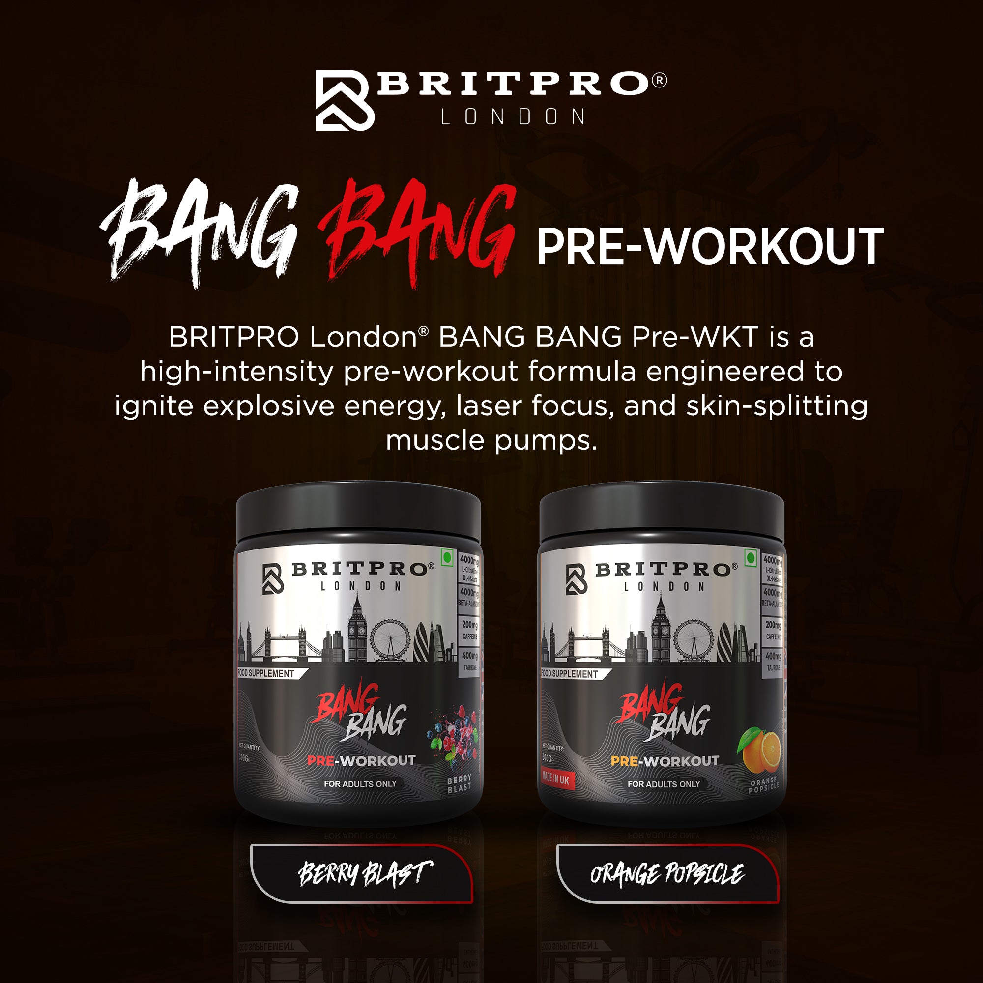 BRITPRO London® BANG BANG Pre-WKT 300G