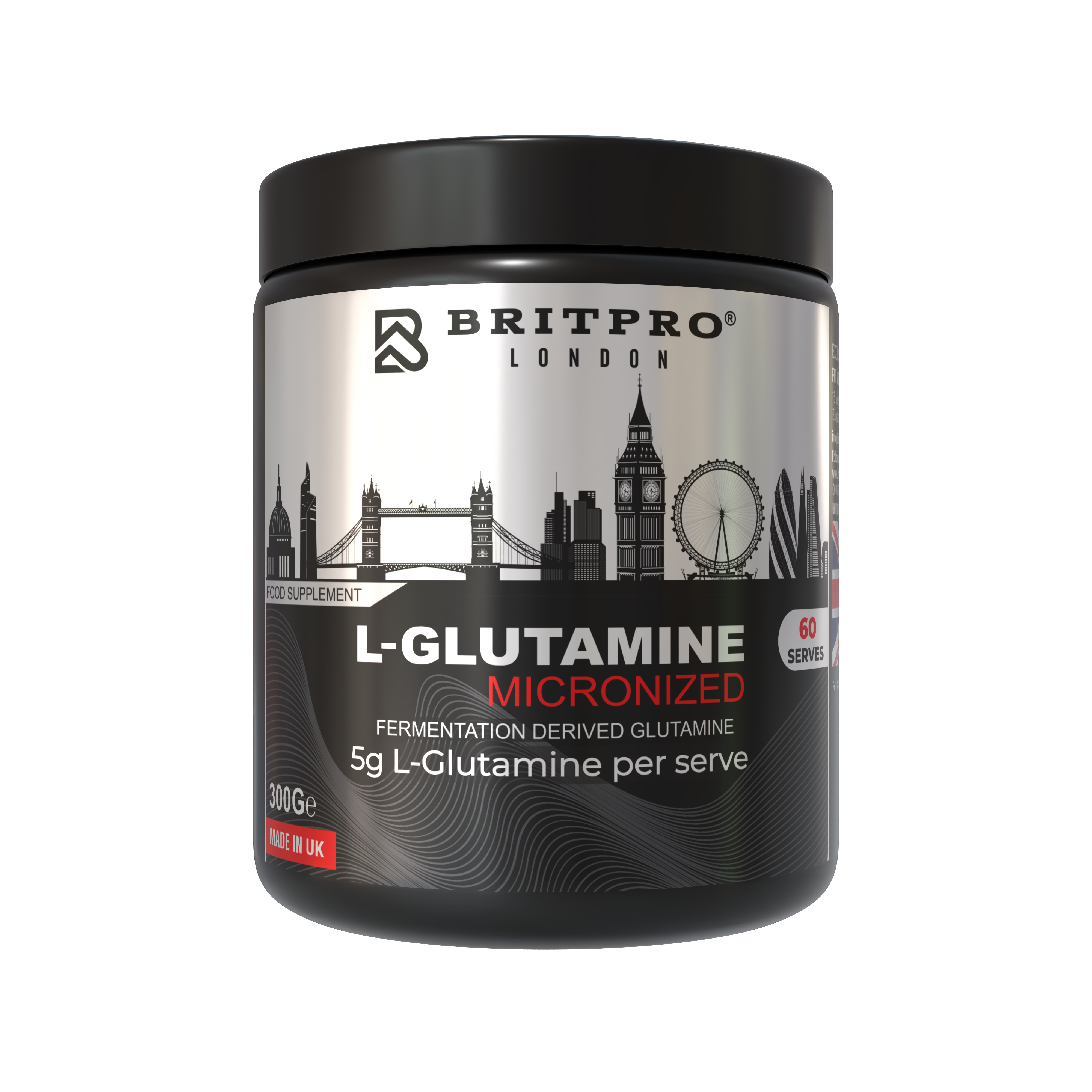 BRITPRO London® L-Glutamine 300g