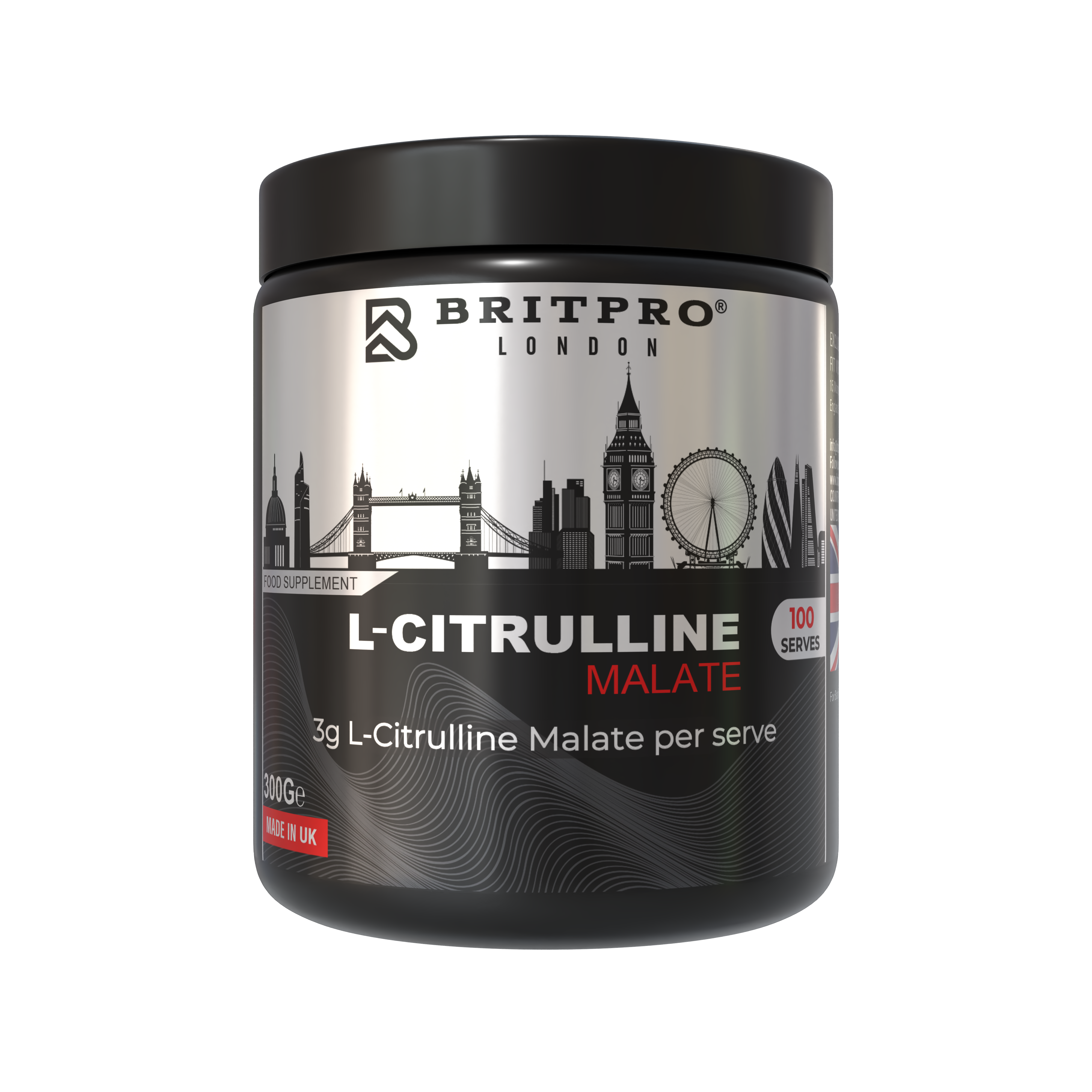 BRITPRO London® Citrulline Malate 300g