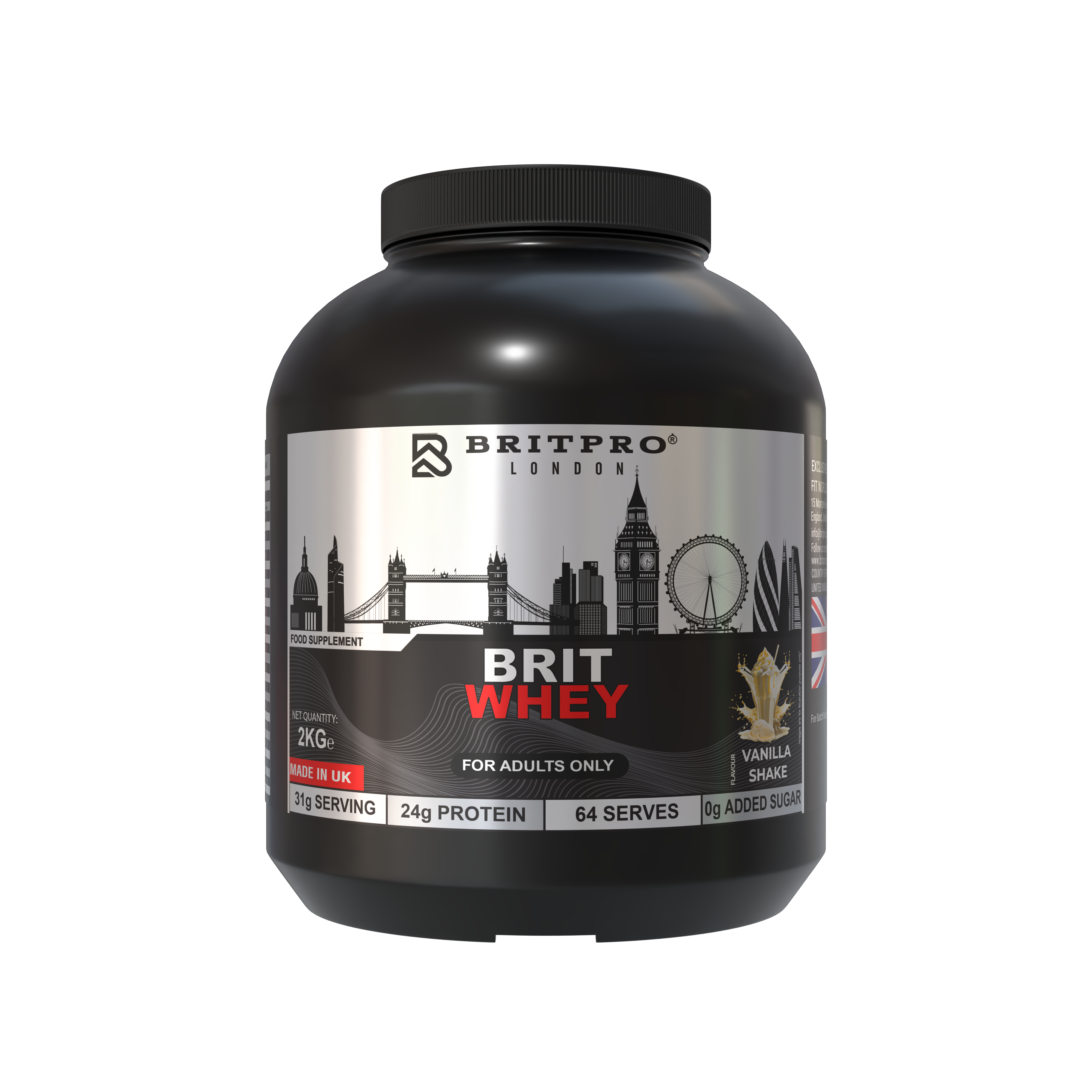 BRITPRO London® BRIT Whey 2KG